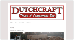 Desktop Screenshot of dutchcrafttruss.com