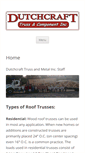 Mobile Screenshot of dutchcrafttruss.com